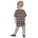 Black And Gold Buttons And Bars Depicting The Signs Of The Astrology Symbols Kids  Raglan Tee View2