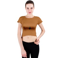 The Lonely Bee Crew Neck Crop Top by Amaryn4rt