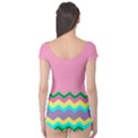 Easter Chevron Pattern Stripes Boyleg Leotard  View2