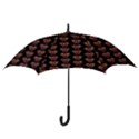 Dark Conversational Pattern Hook Handle Umbrellas (Medium) View3