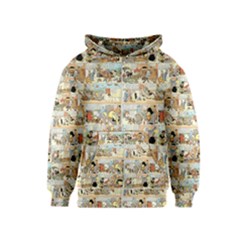 Old Comic Strip Kids  Pullover Hoodie by Valentinaart