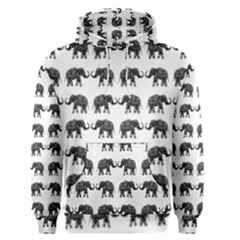 Indian Elephant Pattern Men s Pullover Hoodie by Valentinaart