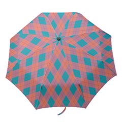 Plaid Pattern Folding Umbrellas by Valentinaart