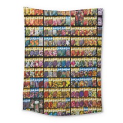 Flower Seeds For Sale At Garden Center Pattern Medium Tapestry