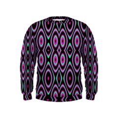 Colorful Seamless Pattern Vibrant Pattern Kids  Sweatshirt by Simbadda