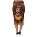 Coffee Drink Abstract Midi Pencil Skirt View2