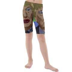 Donald Trump Kids  Mid Length Swim Shorts by Valentinaart