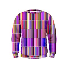 Plasma Gradient Gradation Kids  Sweatshirt