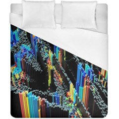 Abstract 3d Blender Colorful Duvet Cover (california King Size)