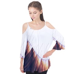 Abstract Lines Flutter Tees