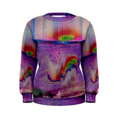 Glitch Art Abstract Women s Sweatshirt by Simbadda