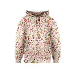 Floral Pattern Kids  Zipper Hoodie by Valentinaart