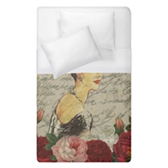 Vintage Girl Duvet Cover (single Size)