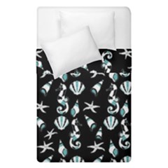 Seahorse Pattern Duvet Cover Double Side (single Size)