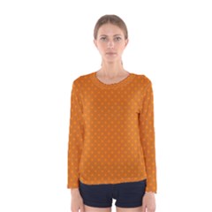 Polka Dots Women s Long Sleeve Tee