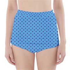 Polka Dots High-waisted Bikini Bottoms