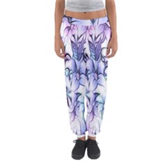 Floral Pattern Background Women s Jogger Sweatpants by Simbadda