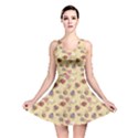 Colorful Pattern With Cute Cartoon Round Farm Animals Reversible Skater Dress View1