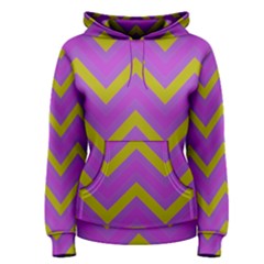 Zig Zags Pattern Women s Pullover Hoodie by Valentinaart