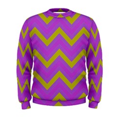 Zig Zags Pattern Men s Sweatshirt by Valentinaart