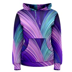 Color Purple Blue Pink Women s Pullover Hoodie