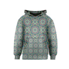 Decorative Ornamental Geometric Pattern Kids  Pullover Hoodie