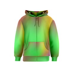 November Blurry Brilliant Colors Kids  Zipper Hoodie