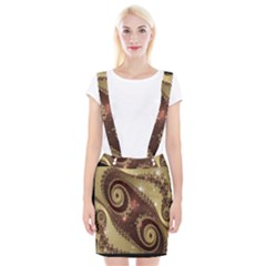 Space Fractal Abstraction Digital Computer Graphic Suspender Skirt