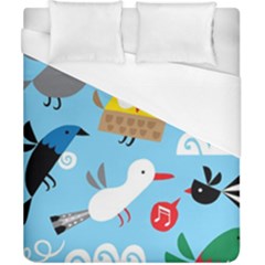 New Zealand Birds Close Fly Animals Duvet Cover (california King Size) by Mariart