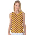 Polka Dot Purple Yellow Orange Women s Basketball Tank Top View1