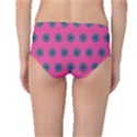 Polka Dot Circle Pink Purple Green Mid-Waist Bikini Bottoms View2