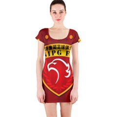 Shanghai Sipg F C  Short Sleeve Bodycon Dress by Valentinaart