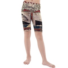 Titanic Kids  Mid Length Swim Shorts by Valentinaart