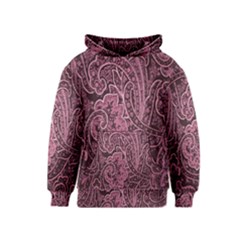 Abstract Purple Background Natural Motive Kids  Pullover Hoodie