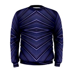 Blue Metal Abstract Alternative Version Men s Sweatshirt by Simbadda