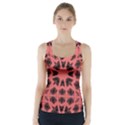 Digital Computer Graphic Seamless Patterned Ornament In A Red Colors For Design Racer Back Sports Top View1