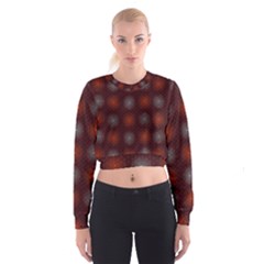 Abstract Dotted Pattern Elegant Background Women s Cropped Sweatshirt by Simbadda