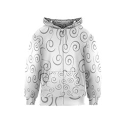 Pattern Kids  Zipper Hoodie by Valentinaart