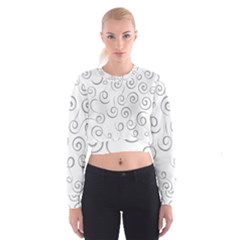 Pattern Women s Cropped Sweatshirt by Valentinaart