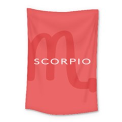 Zodiac Scorpio Small Tapestry by Mariart