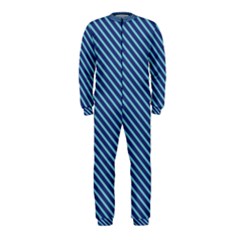 Striped  Line Blue Onepiece Jumpsuit (kids) by Mariart