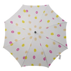 Stone Diamond Yellow Pink Brown Hook Handle Umbrellas (large) by Mariart