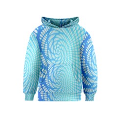 Abstract Pattern Neon Glow Background Kids  Pullover Hoodie by Simbadda