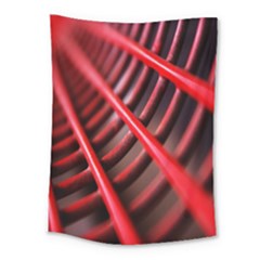 Abstract Of A Red Metal Chair Medium Tapestry