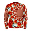 Stylish Background With Flowers Men s Sweatshirt View1