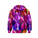 Colorful Flower Floral Rainbow Kids  Zipper Hoodie View2