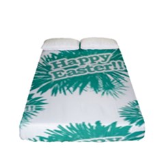 Happy Easter Theme Graphic Fitted Sheet (full/ Double Size) by dflcprints