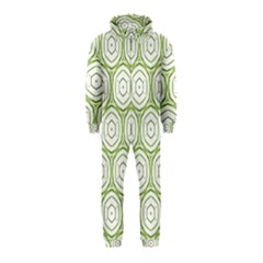 Wood Star Green Circle Hooded Jumpsuit (kids) by Mariart