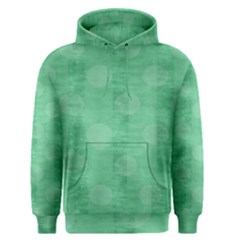 Polka Dot Scrapbook Paper Digital Green Men s Pullover Hoodie by Mariart