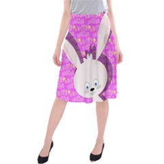 Easter Bunny  Midi Beach Skirt by Valentinaart